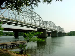 The old Inks Lake Bridge 